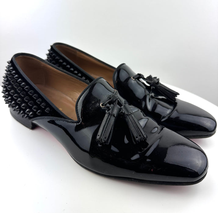 Christian Louboutin Men Patent spike Loafers
