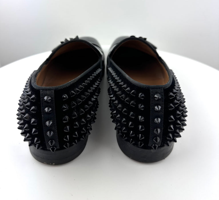 Christian Louboutin Men Patent spike Loafers