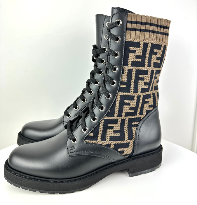 Fendi Rockoko combat boots