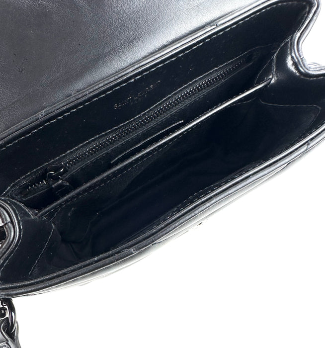 Saint Laurent Loulou Toy Bag in All Black