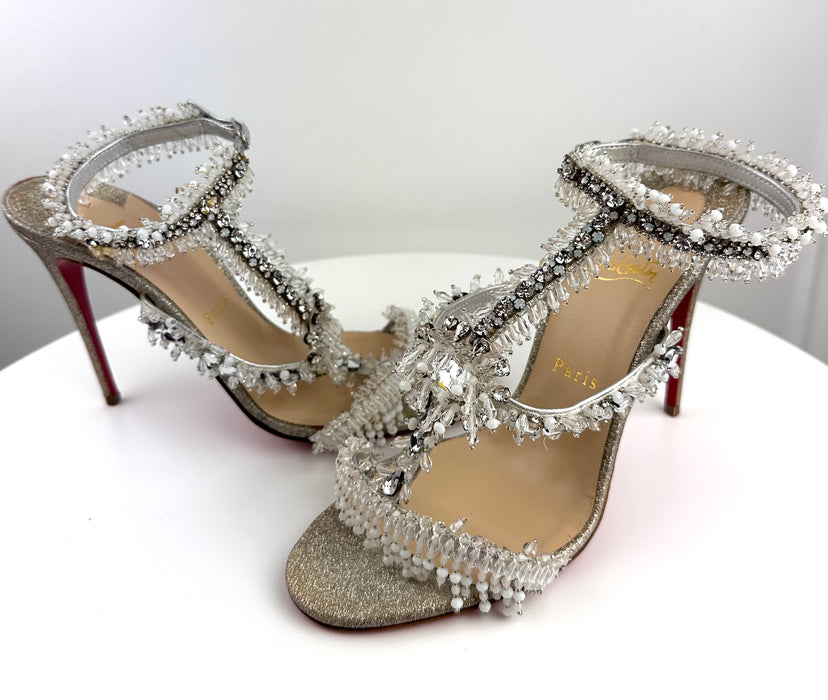 Christian Louboutin Devibroda 100mm Glitter