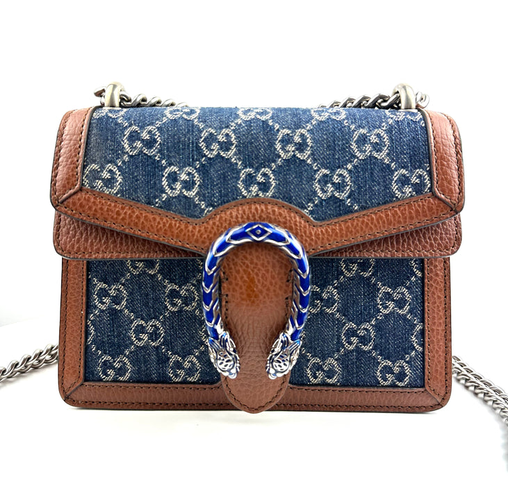 Gucci Dionysus GG Denim Mini Bag