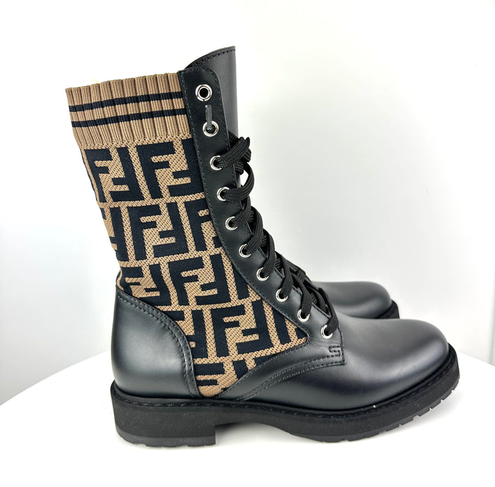 Fendi Rockoko combat boots