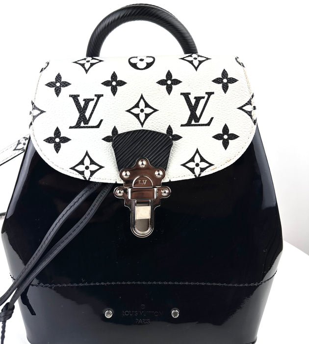 Louis Vuitton hot springs backpack black and white
