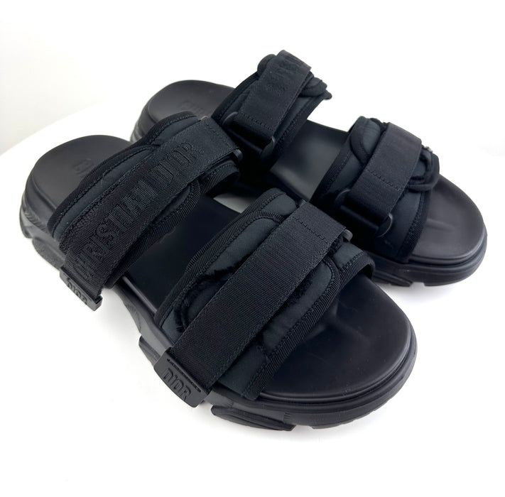 Dior Technical Fabric D-Wander Slide Sandals