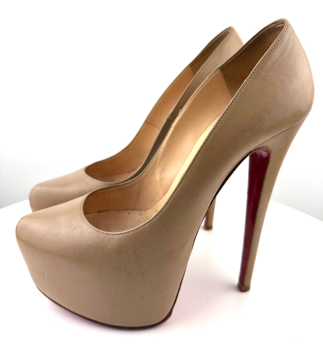 Christian Louboutin Beige Daffodiles