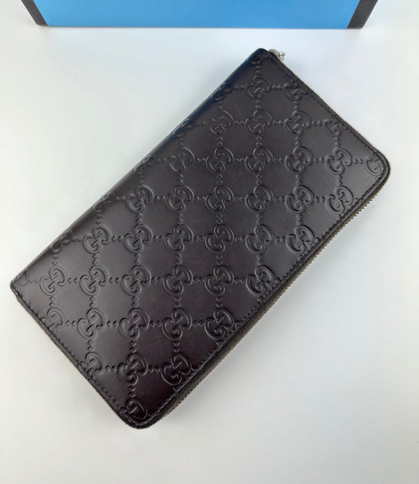 Gucci Guccissima Brown Large Wallet