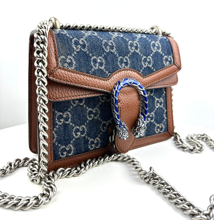 Gucci Dionysus GG Denim Mini Bag