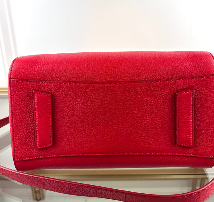 Givenchy Antigona Small Leather Bag in Red