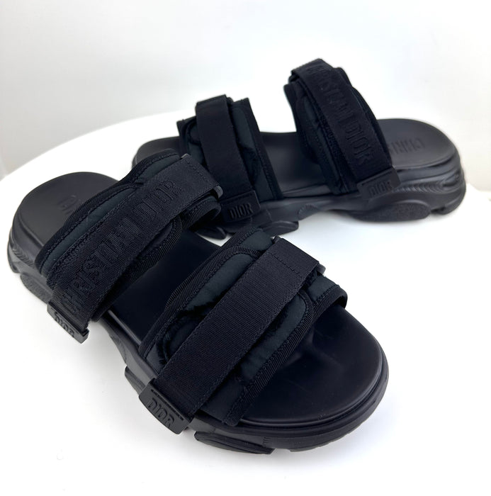 Dior Technical Fabric D-Wander Slide Sandals