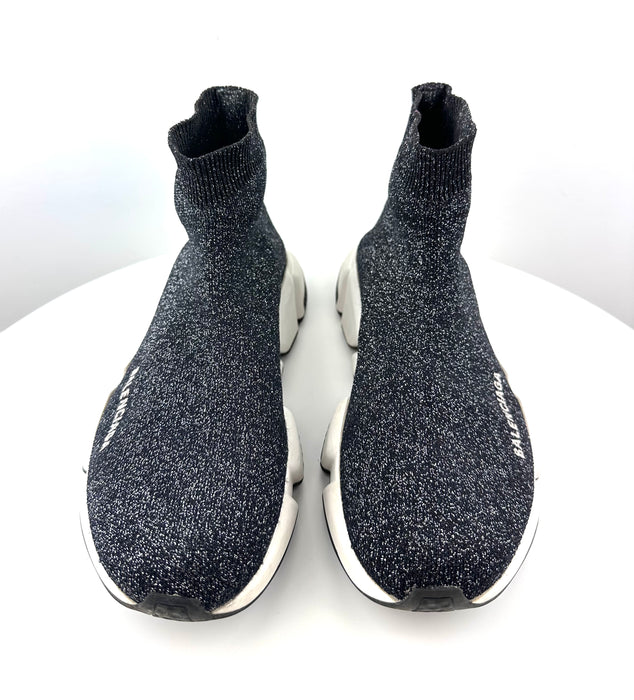 Balenciaga Speed Sneakers in Black and White