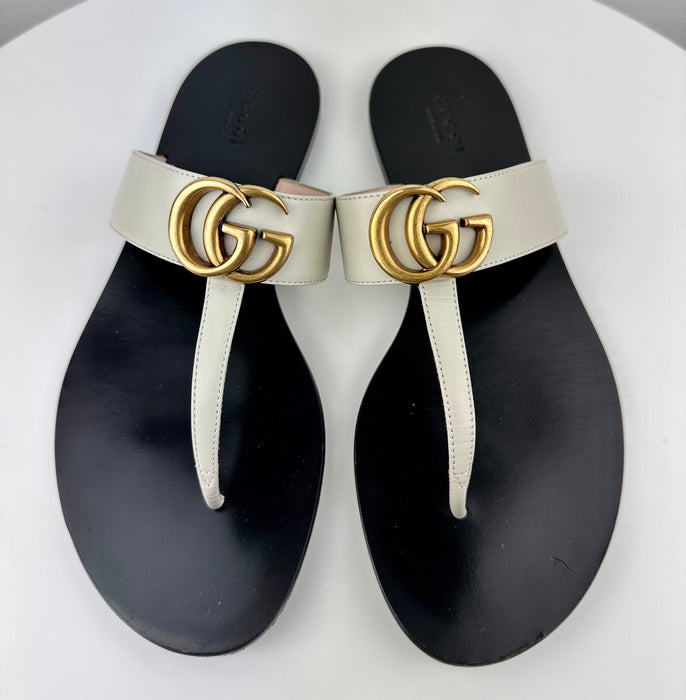 Gucci Leather Thong Sandal