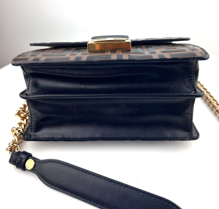 Fendi Small Kan U FF logo bag