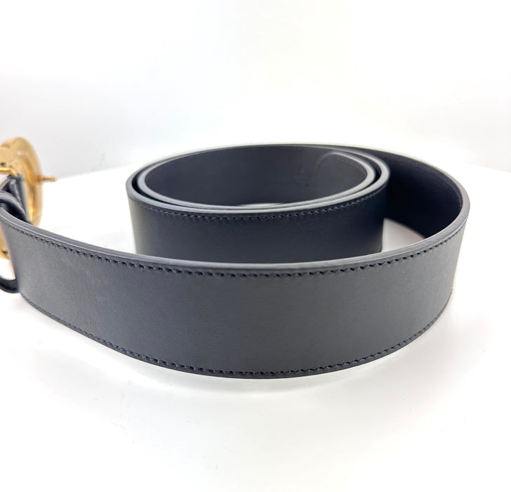 Gucci re edition wide leather belt