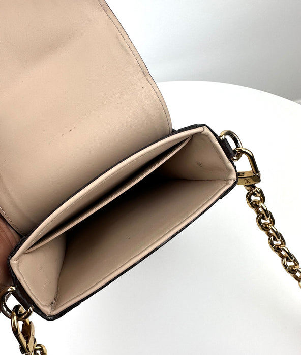 Louis Vuitton Pochette Trunk Verticale leather crossbody bag