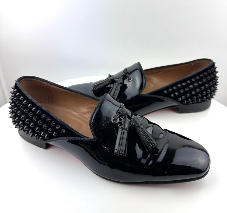 Christian Louboutin Men Patent spike Loafers