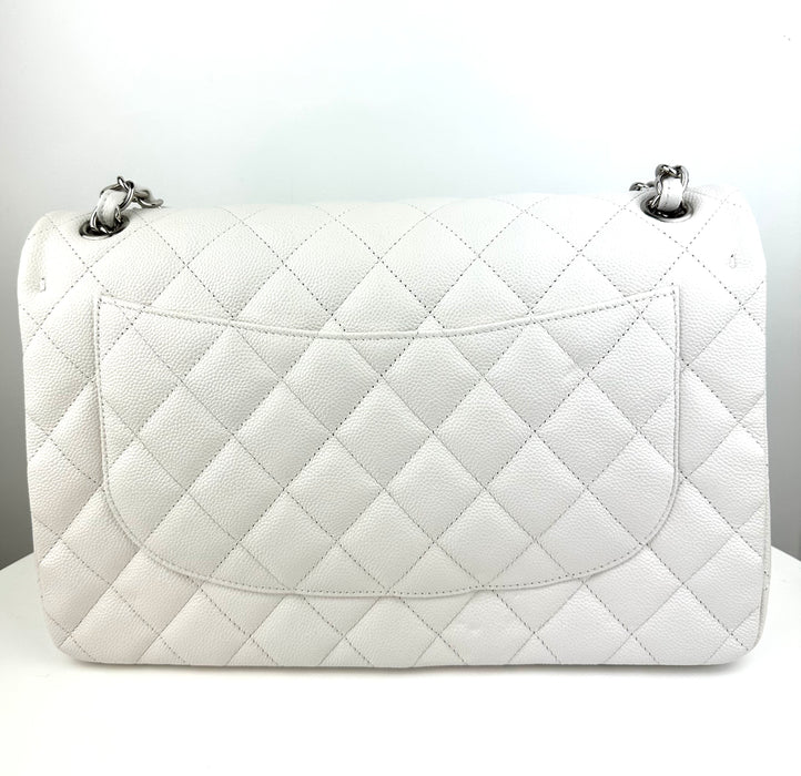 Chanel Caviar Jumbo Quilted Double Flap Bag