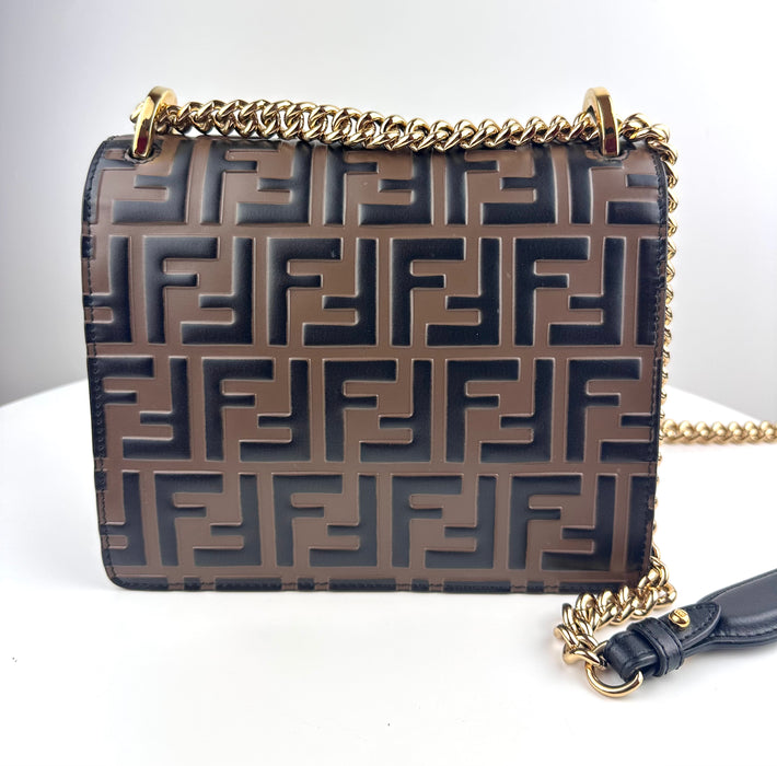 Fendi Small Kan U FF logo bag