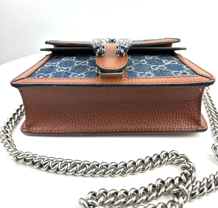 Gucci Dionysus GG Denim Mini Bag