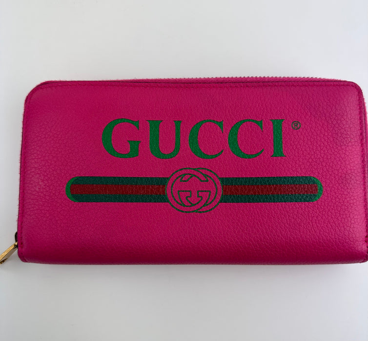 Gucci Pink Continental Wallet