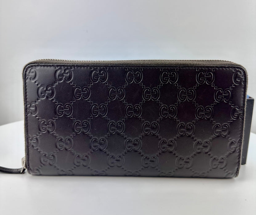 Gucci Guccissima Brown Large Wallet