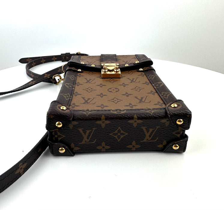 Louis Vuitton Pochette Trunk Verticale leather crossbody bag