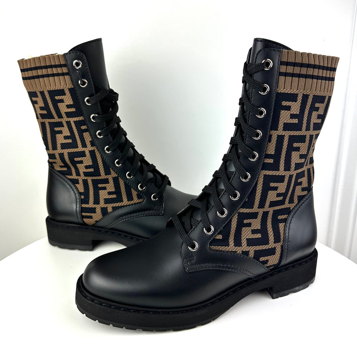 Fendi Rockoko combat boots