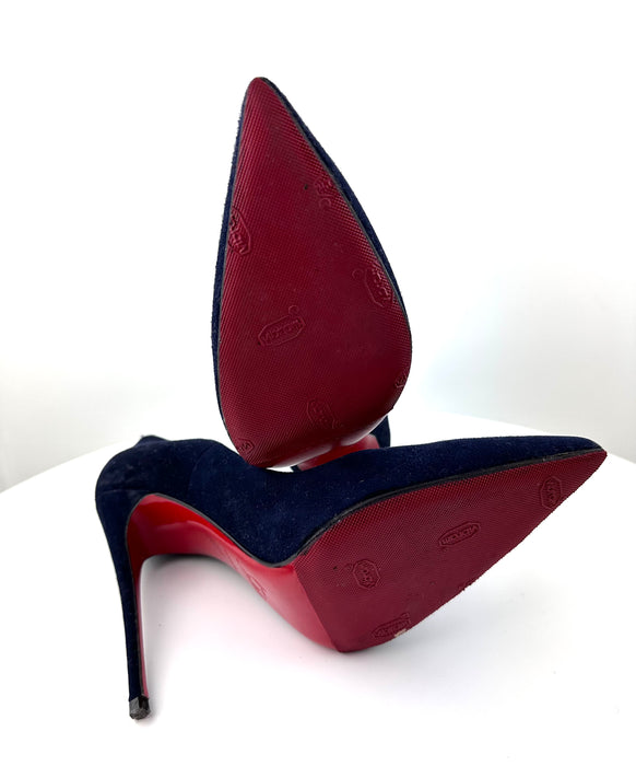 Christian Louboutin So Kate 120mm Velvet Size 38