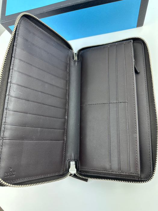 Gucci Guccissima Brown Large Wallet