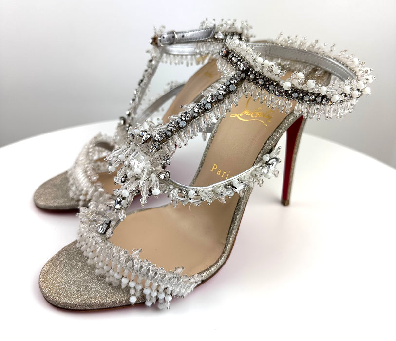 Christian Louboutin Devibroda 100mm Glitter