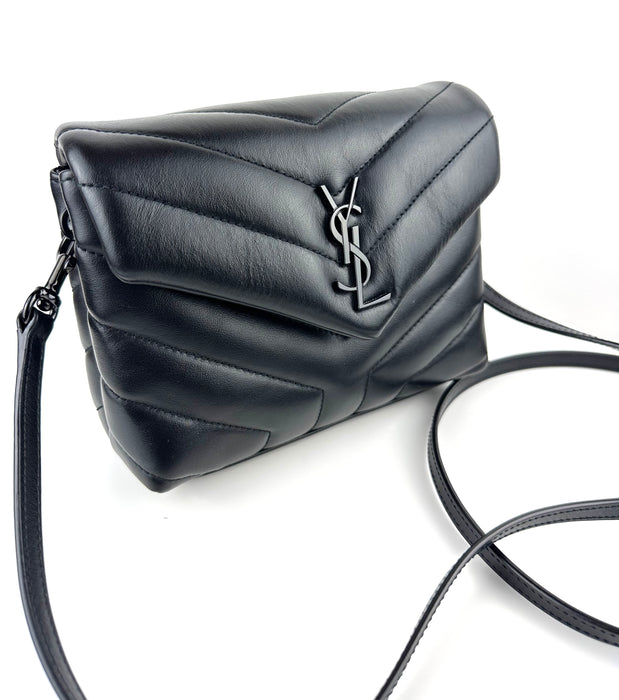 Saint Laurent Loulou Toy Bag in All Black