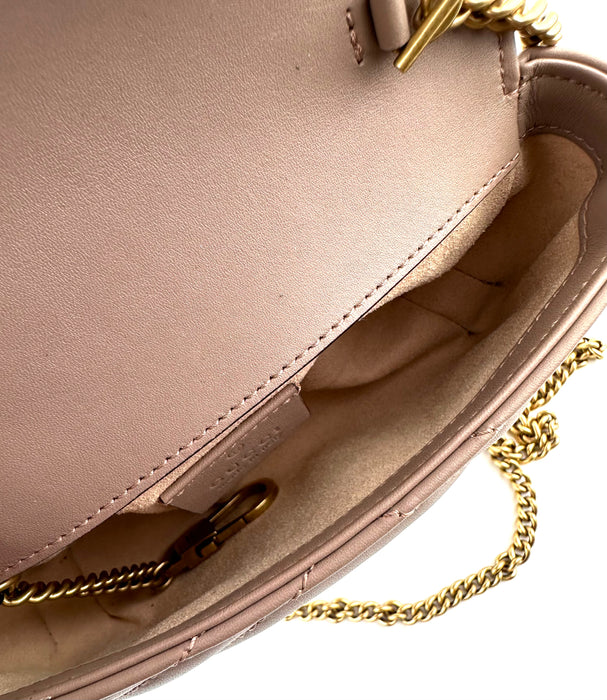 Gucci GG Marmont Super Mini Nude