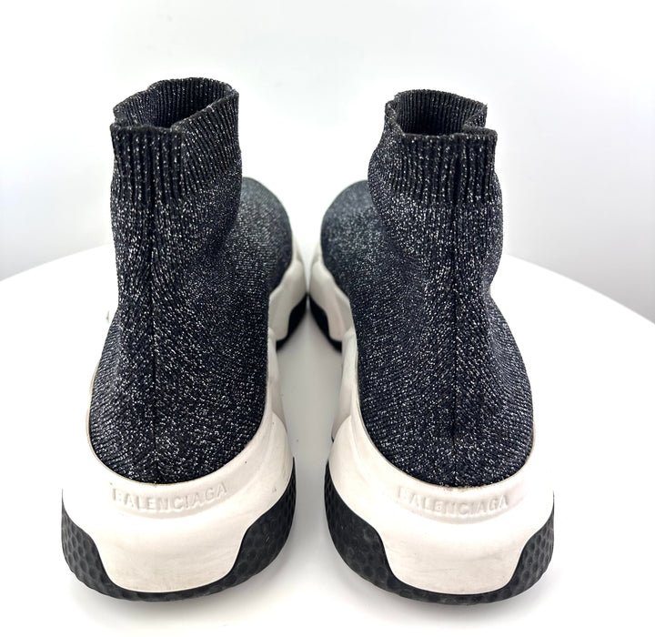 Balenciaga Speed Sneakers in Black and White