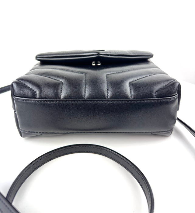 Saint Laurent Loulou Toy Bag in All Black