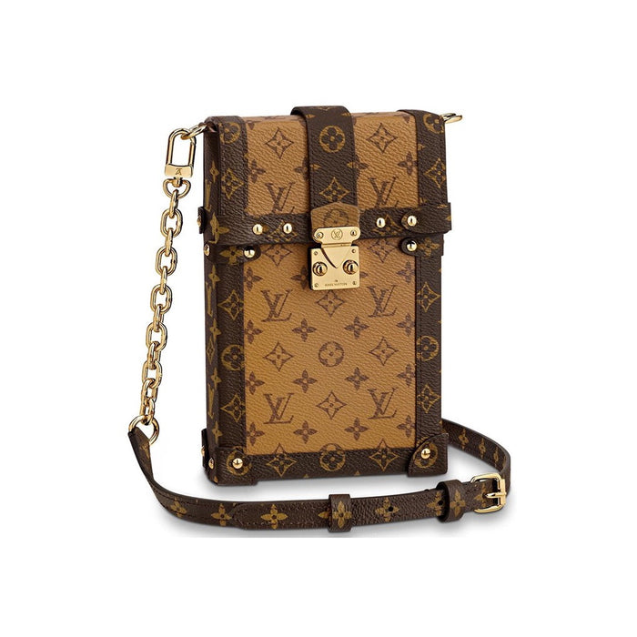 Louis Vuitton Pochette Trunk Verticale leather crossbody bag