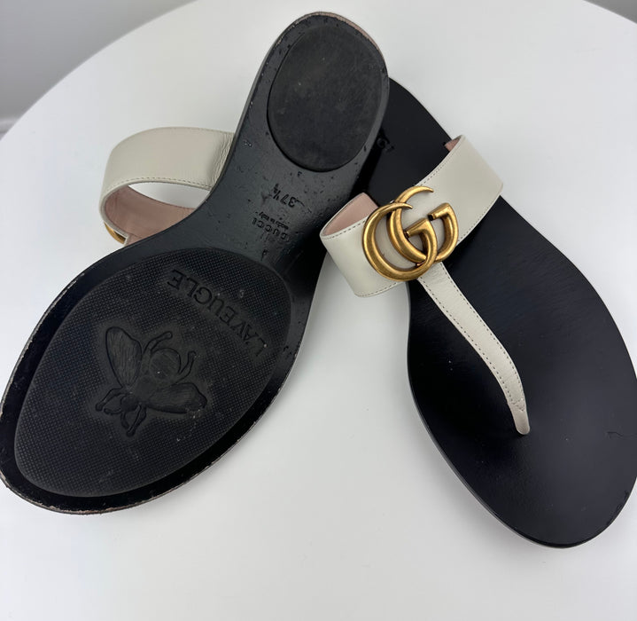 Gucci Leather Thong Sandal