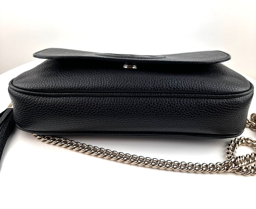 Gucci Soho Chain Medium Crossbody in Black