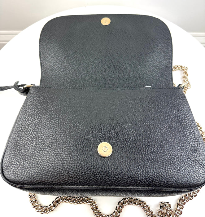 Gucci Soho Chain Medium Crossbody in Black