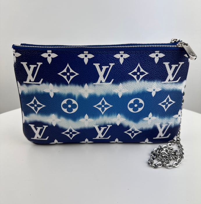 Louis Vuitton Escale Monogram Giant Double Zip Pochette