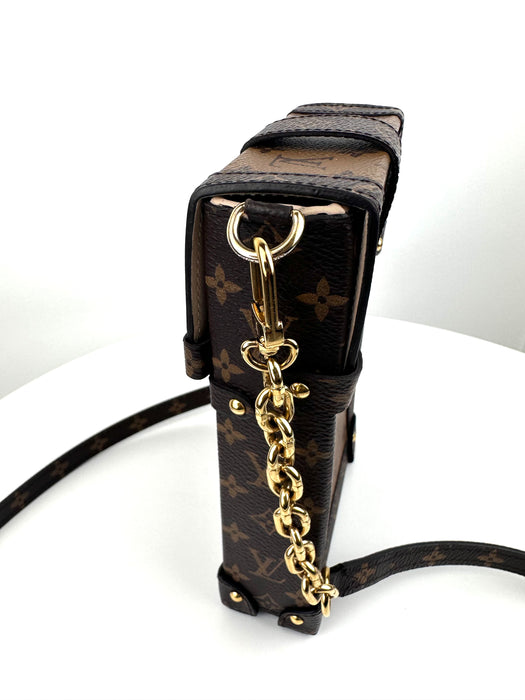 Louis Vuitton Pochette Trunk Verticale leather crossbody bag