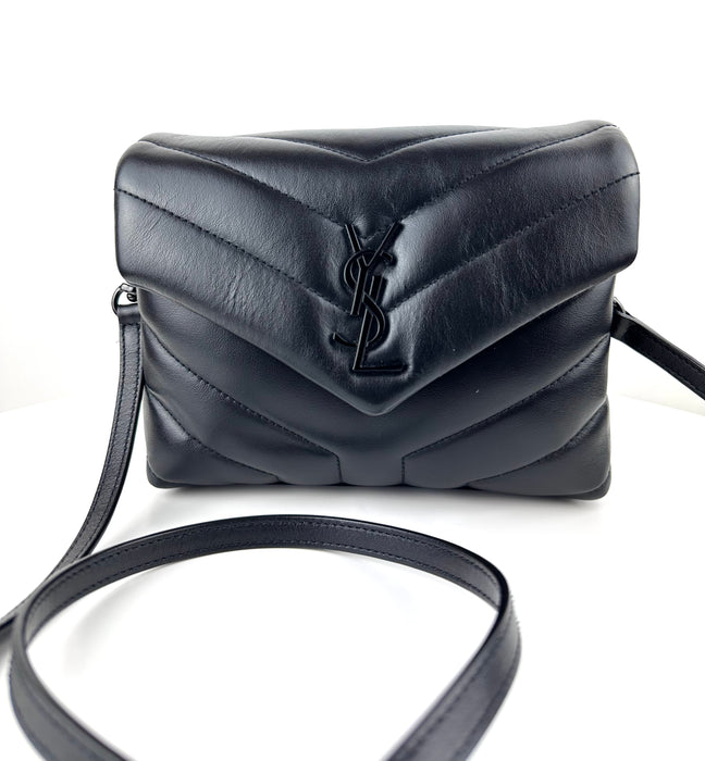 Saint Laurent Loulou Toy Bag in All Black