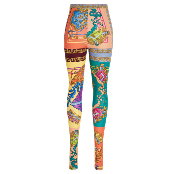 Versace Royalty Allover Graphic Printed Leggings