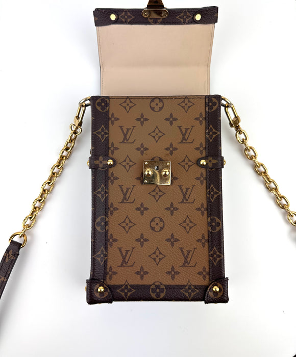 Louis Vuitton Pochette Trunk Verticale leather crossbody bag