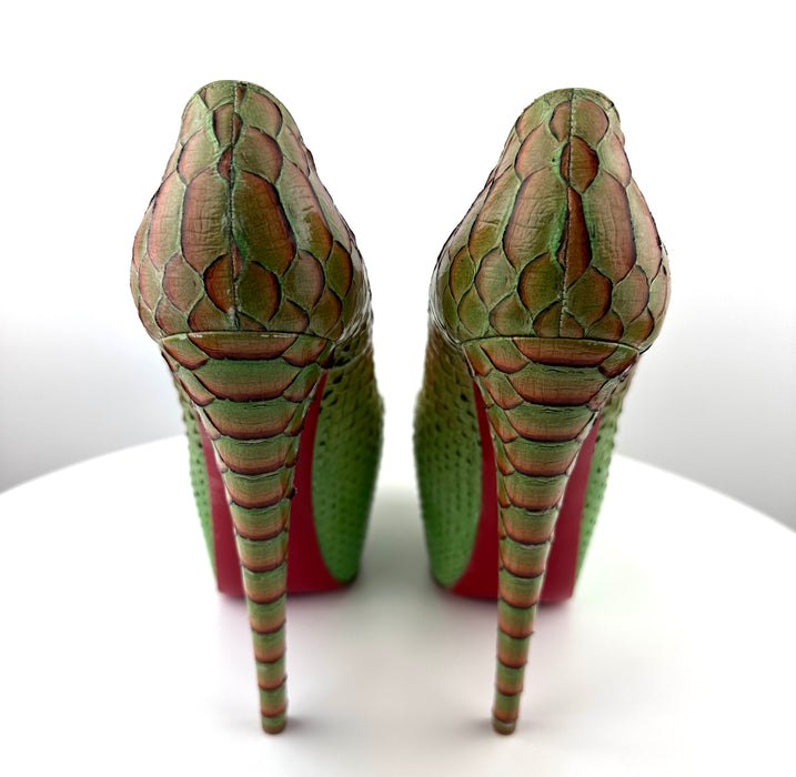 Christian Louboutin Snake skin Daffodiles