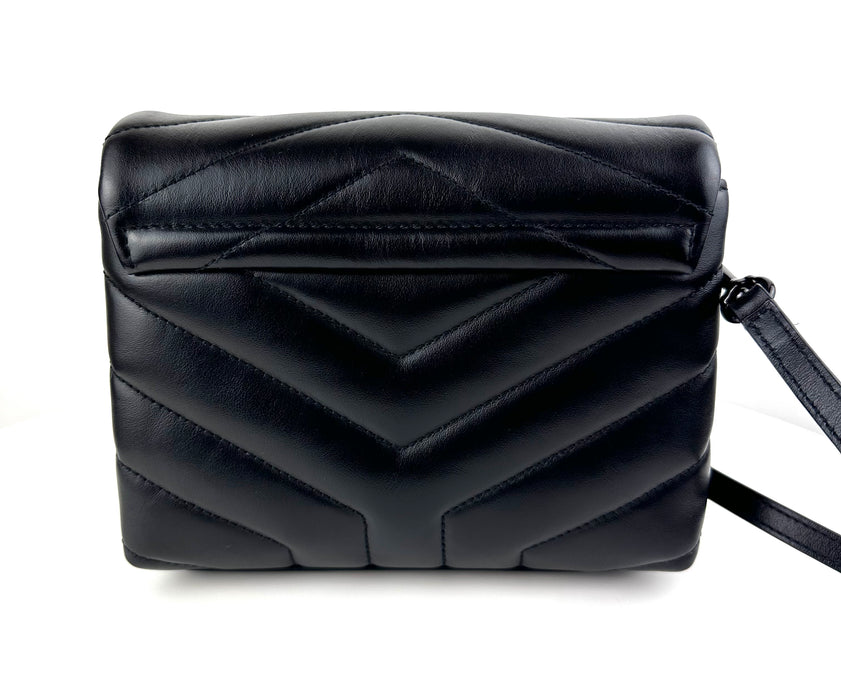 Saint Laurent Loulou Toy Bag in All Black