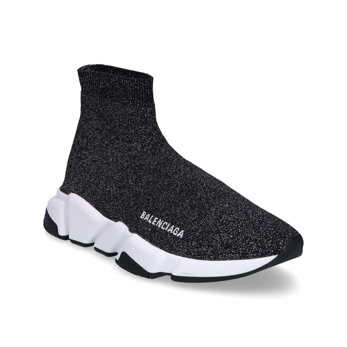 Balenciaga Speed Sneakers in Black and White