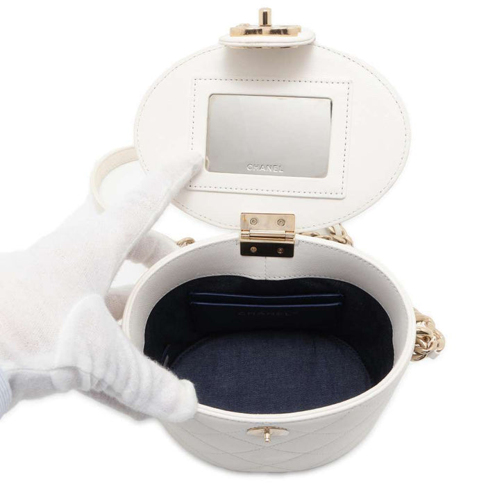 Chanel Vanity Chain Shoulder Bag Lambskin