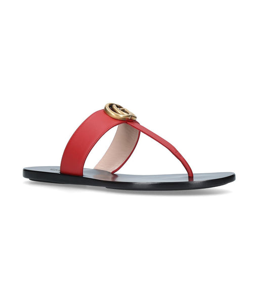 GUCCI LEATHER THONG SANDAL size 38.5 - LuxurySnob
