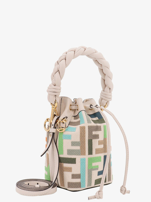 Fendi Mon Tresor Multicolor canvas mini-bag with FF embroidery