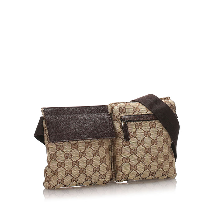 GUCCI GG CANVAS WAIST BAG